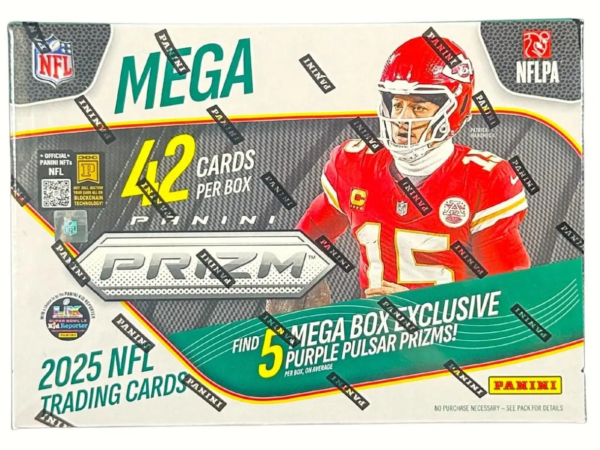 2025 Panini Prizm Football Sealed Hobby Mega Box