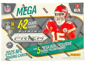 2025 Panini Prizm Football Sealed Hobby Mega Box