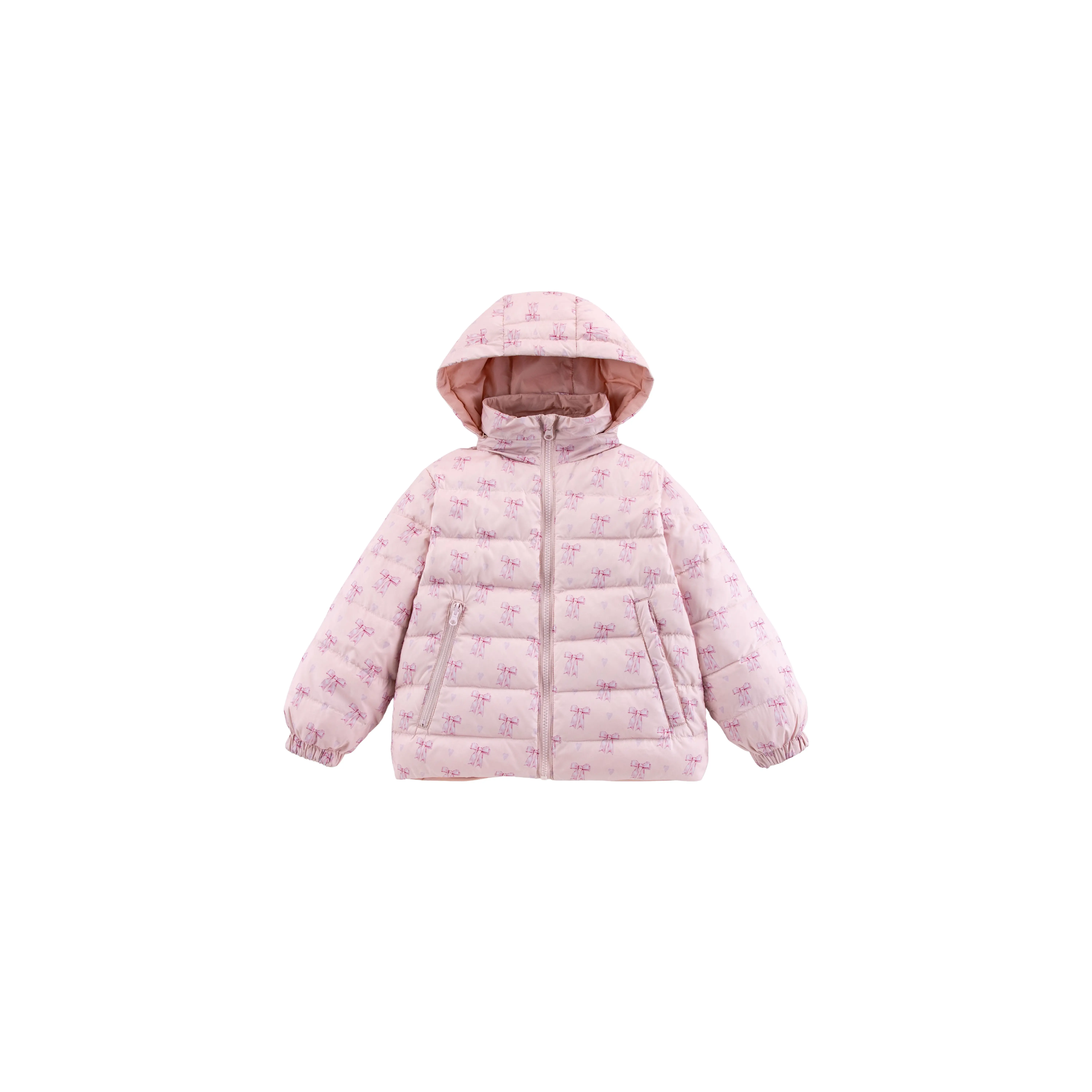 Blake Hooded Reversible Down Jacket, Lovely Bow