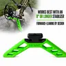 Bow Buddy Compound Bow Kickstand - Twist-On Lean-Forward Design, Heavy-Duty Durable TPU Rubber, 9x6 in, 36g, Compact Lightweight, Easy to Use, Fits 8+ in Stabilizers, Universal Fit, Keeps Off Ground, 9 Color Match, for Adult Hunters, Archery Sports Gear