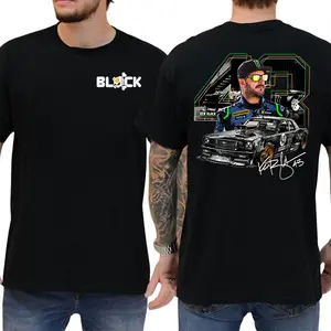 Rally Icon Ken Block Commemorative Shirt- # 43 Forever Graphic Double-Sided Classic T-Shirt, Legend Racing Unisex S-5XL Cotton Streetwear, Birthday Gift, Fashion Slim Fit, Comfortable, Car Enthusiast, Pure Cotton