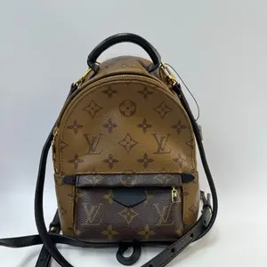 Pre-owned Louis Vuitton CANVAS Backpacks Palm Springs Mini Backpack Monogram Reverse KY02638 [BF 12Z]
