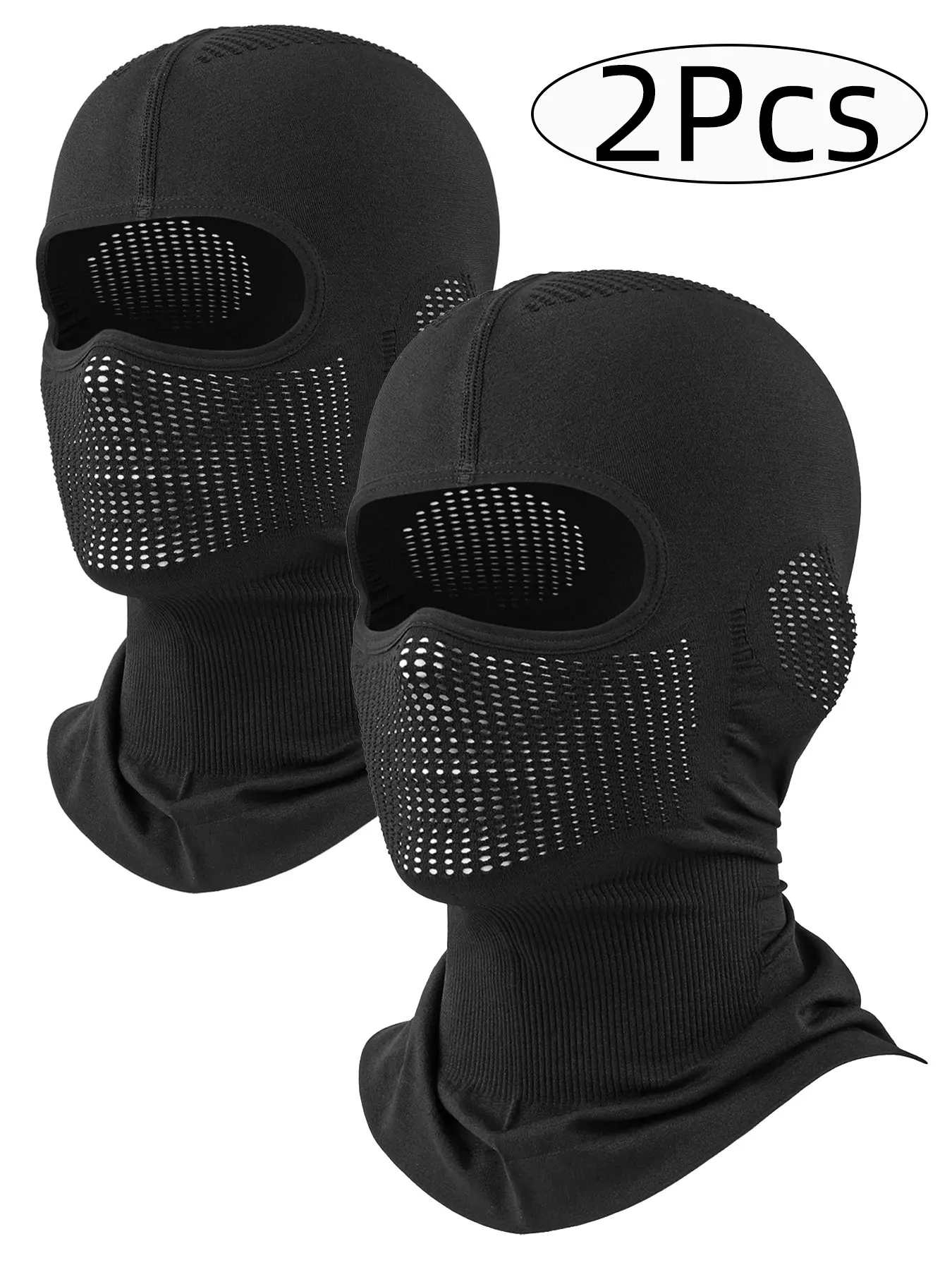 2Pcs Balaclava Mask, Breathable Quick Dry Cycling Face Mask, Outdoor Sports Face Mask, Athletic Face Masks, Sports & Outdoor Accessories for Women & Men, Breathable Face Cover, Breathable Face Covering
