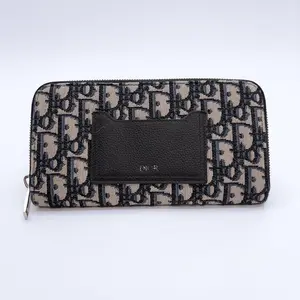 Pre-owned Dior Long Zipped Wallet