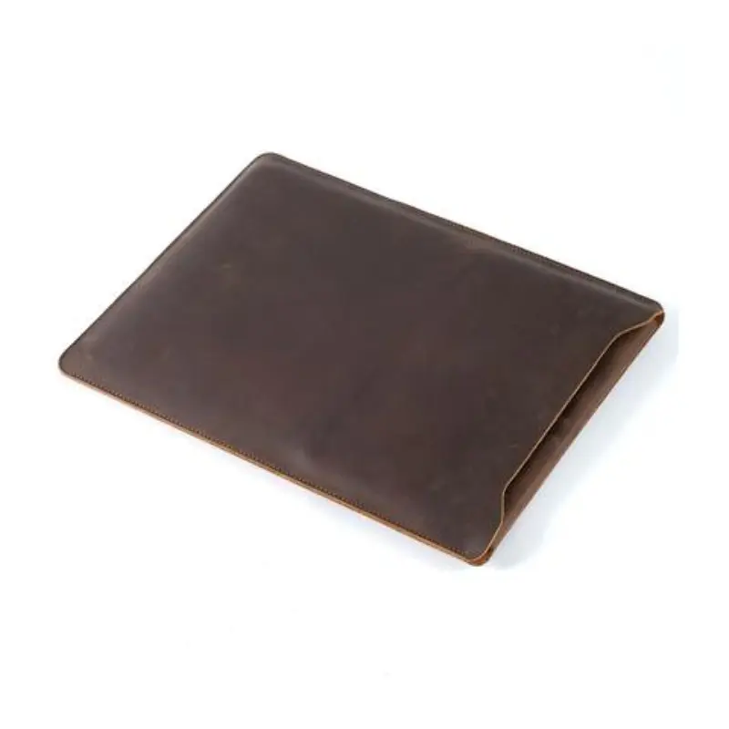 Advanced Top Layer Cowhide File Bag, Document and Paper Storage Bag, Portable and Large Capacity File Bag, Suitable for Apple and Huawei 12 Inch, 13 Inch, and 14 Inch Inner Pockets of High-end Laptops