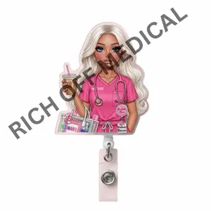 Rich Off Medical | chloe med barb badge reel