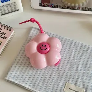 7 Day Pill Box with 5 Compartments, Flower Shape, Dustproof Lid, Jewelry Storage Box, Ideal for School, Bedroom, Outdoor, Travel