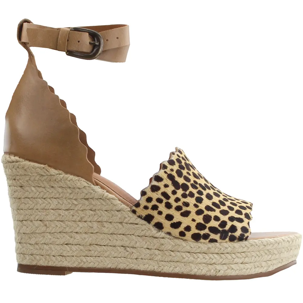 Matisse Womens Roma Leopard Espadrille  Casual Sandals Casual High Heel 3" & Up - Brown