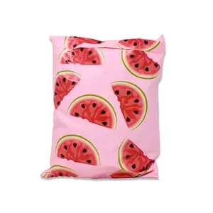Watermelon Pink Poly Mailers Size 10x13 Colorful Shipping Bags
