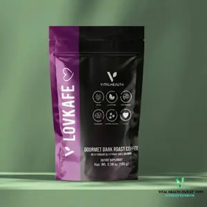 Vital Health V-Lovkafe - Performance Coffee with Tongkat Ali, Maca, Shilajit & Ginseng