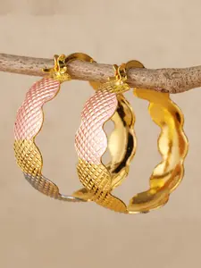 Fashionable Wave Design Hoop Earrings, Fashion Jewelry for Party, Daily Clothing Decor, Trendy All-match & Exquisite Jewelry for Birthday Gift