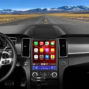 Car Stereo for Ford Taurus 2009-2011 touch screen has Android Auto Wireless Carplay, Bluetooth WIFI supports GPS Navigation