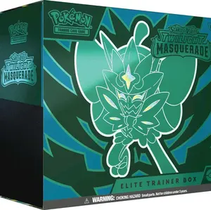Pokémon Scarlet & Violet Twilight Masquerade ETB Elite Trainer Box Featuring Greninja chase!
