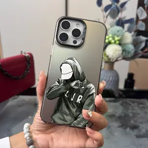 Case for iPhone 16 Pro Max 15 Plus 14 13 12 11 XS XR Fashion Hip Hop Teen Boy Stylish Pattern Matte Shockproof Anti-Scratch Stylish Smartphone Cover