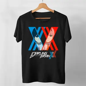 SACCUMAN Darling in The Franxx Zero Two X Hiro For You Shirts For Unisex