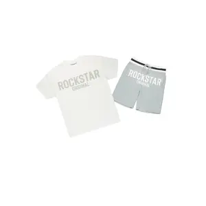 Sana White/Grey Short Set