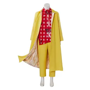 Dr. Emmett Brown Cosplay Costume Men's Doc Brown Outfits Suit Adult Halloween Outfit