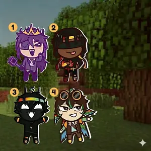 Unstable Universe Quartet Connected 2'' Keychains