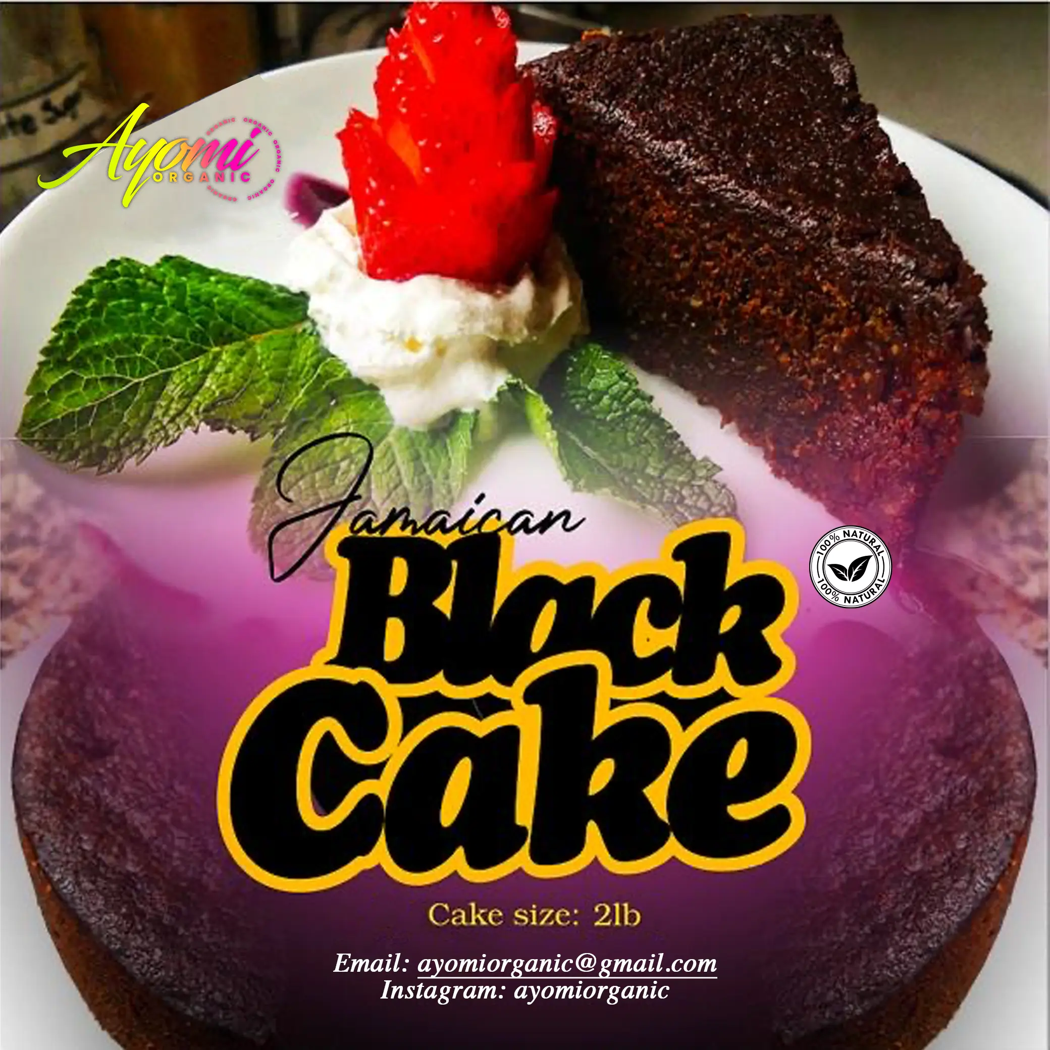 JAMAICAN FRUIT CAKE