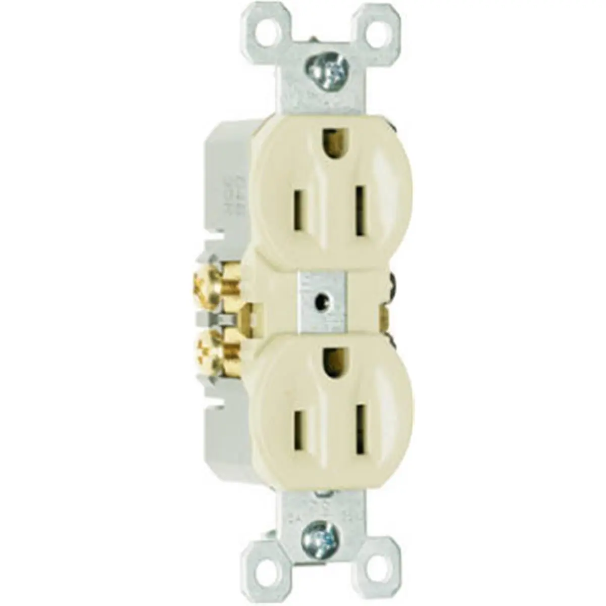 212 MAIN Pass & Seymour 3232ITU Standard Duplex Outlet - Ivory, 15A Capacity, 125V Voltage, Pack of 10