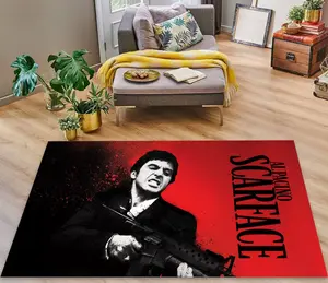 Scarface Rug, Tony Montana Rug, Mafia Themed Rug, Movie Rug,Living Room Rugs