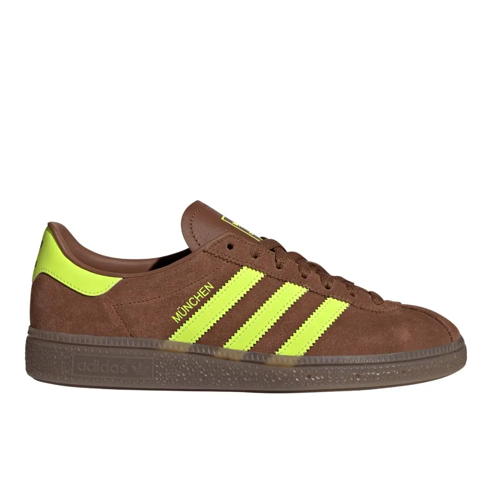 adidas Womens Muenchen Lace Up Sneakers Shoes Casual - Brown