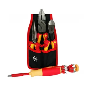 Wiha Tools 32990 Insulated Pliers Cutters and Pop-Up Set, 17 Pc.