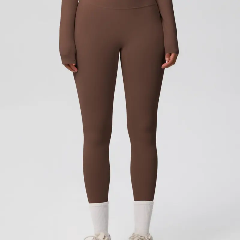 Women's Solid High Waist Sports Stretch Tight Leggings, Casual Comfy Breathable Quick Drying Skinny Pants for Yoga Gym Workout Running, Ladies Sportswear for All Seasons High Waisted Leggings