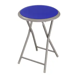 Lavish Home Backless 18" Folding Stool for Kitchen or Rec Room