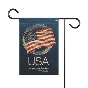 USA 250 Garden Flag Patriotic Yard Flag Decor Red White Blue Fourth of July Flag America 250 Gift