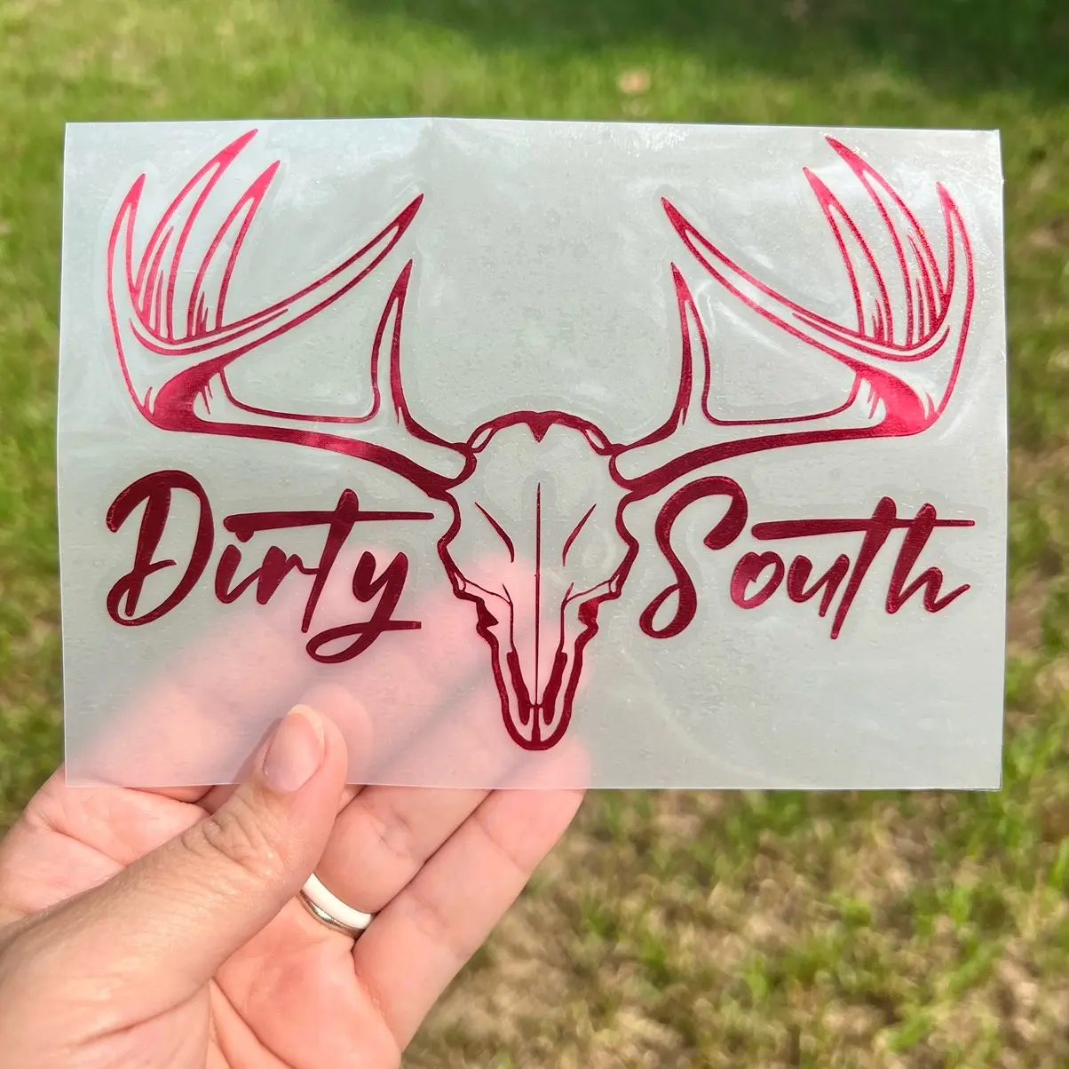 Dirty South Deer Window Decal-Multiple Colors And Sizes!