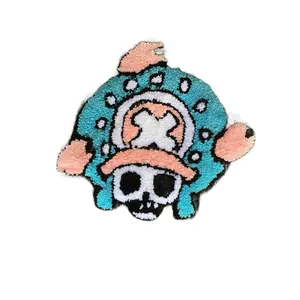 Tony Tony Chopper Custom Coaster for Drinks and Plates - Unique Design with Skull and Heart Pattern