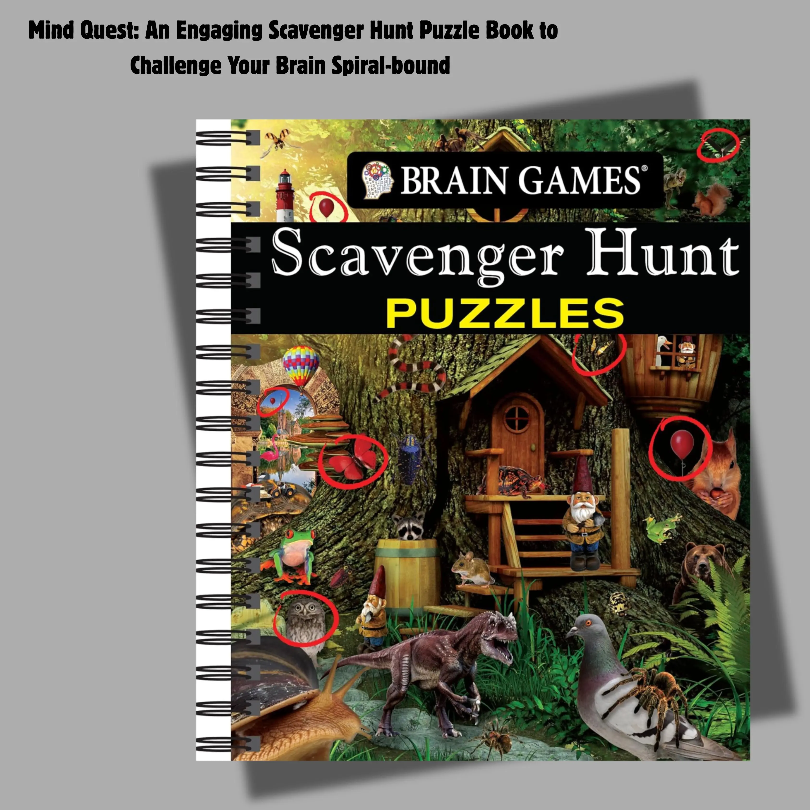 Mind Quest: An Engaging Scavenger Hunt Puzzle Book to Challenge Your Brain