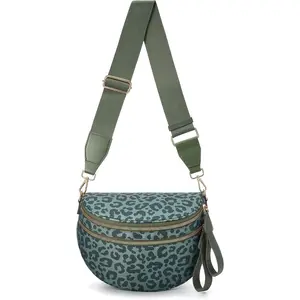 Green Leopard Bum Bag