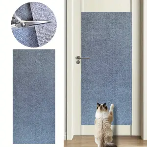 Self-Adhesive Cat Scratching Pad, Durable Polyester Sisal Wall Climbing Mat, Indoor Interactive Pet Cat Scratch Board, Easy Installation