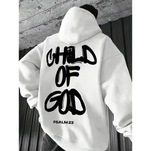 God Son Graphic Hoodie, Soft Comfortable Home Casual Wear, Faith Street Style, Perfect for Relaxing at Home and City Outings