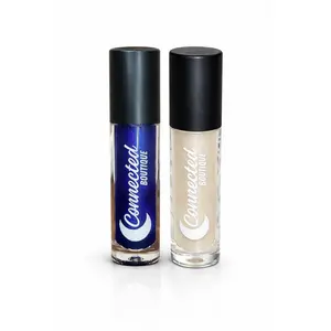 Connected Boutique Viral Magic Lip Stain & Clear Gloss Set - Long-Wear Color, Soft Matte Finish, Non-Sticky, Hydrating, Vegan & Cruelty-Free - Lipgloss, Lipstick