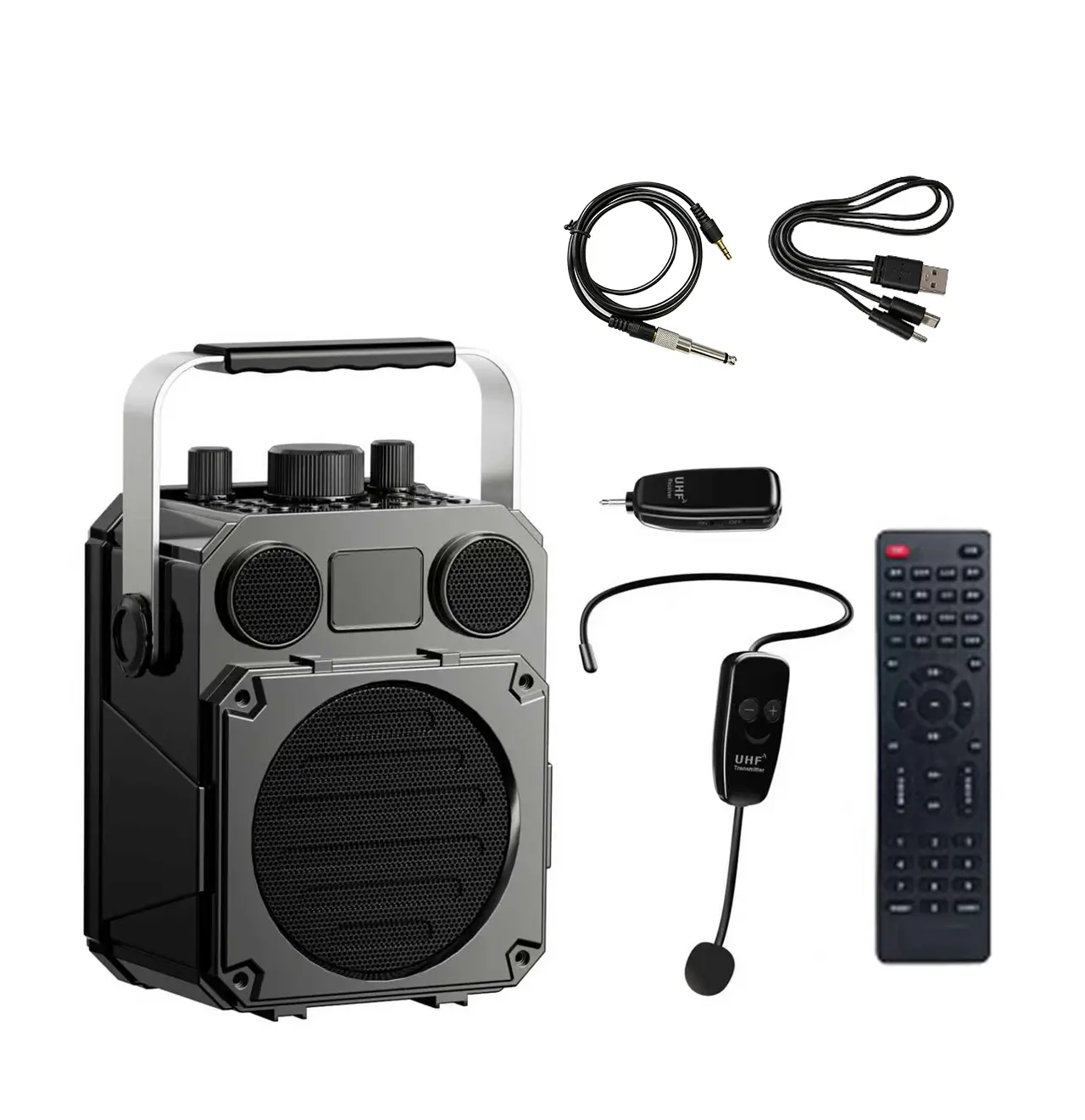 COHYAN K39 60W Portable Voice Amplifier Speaker w/ Wireless Headset & Remote – Loud, Rechargeable 5200mAh PA Speaker for Teachers, Guides, Yoga, Speech Training,summerwins