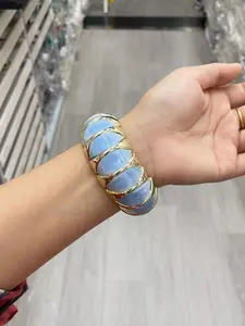 Boho Geometric Stackable Bangle Bracelet, Colorful Exquisite Design, Festival Party Jewelry, Daily Layered Accessories, Trendy Gift for Women, Mix Bracelets, Fashionable Chunky Bangles