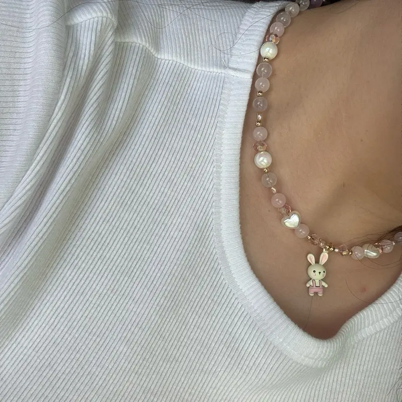 Moon Bunny Necklace