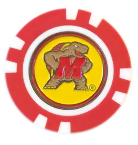 Officially Licensed Maryland Terrapins Poker Chip Ball Marker