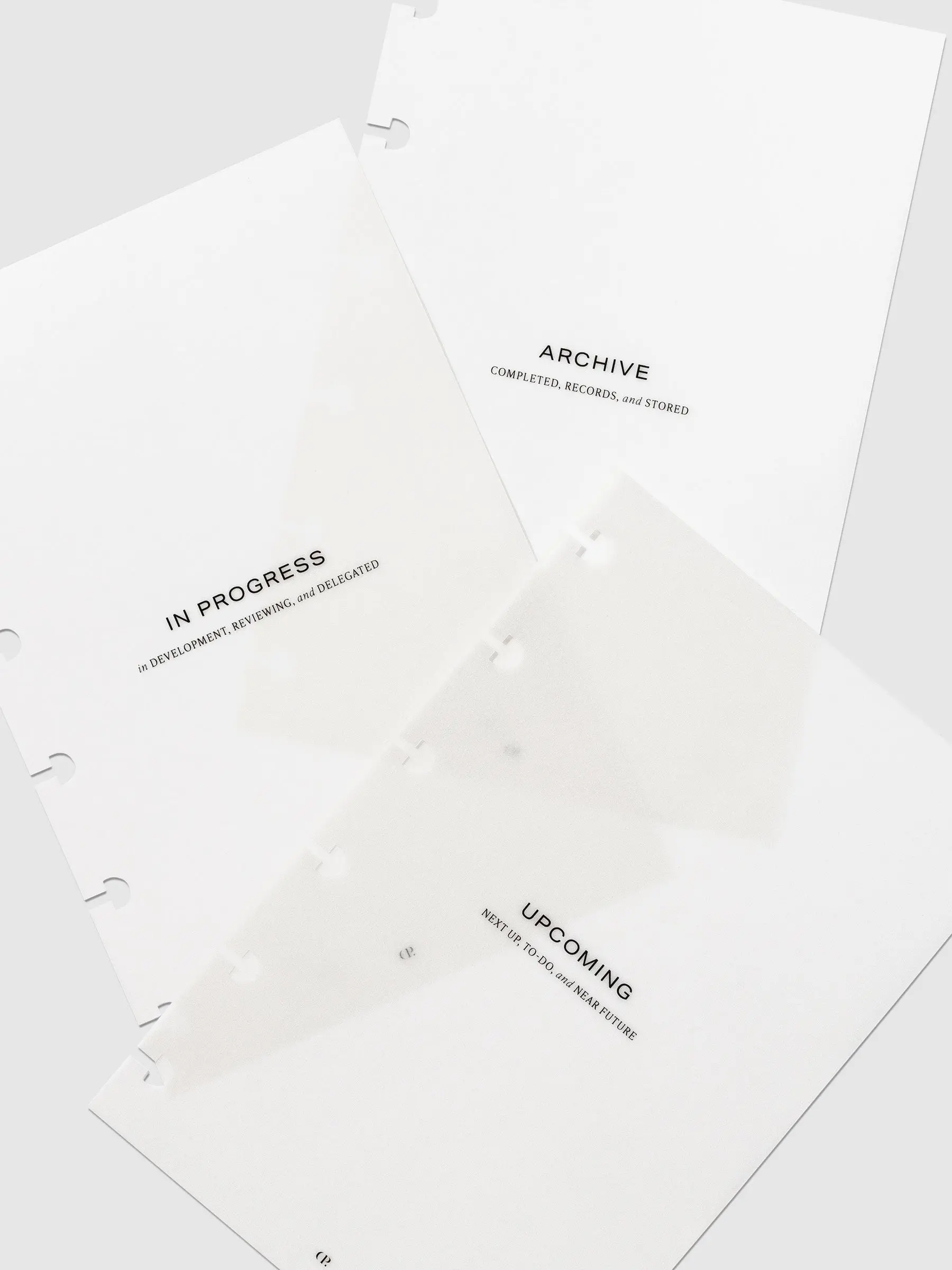 Vellum Section Planner Dashboard Set