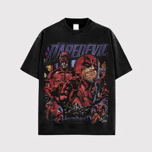 Daredevil Premium Cotton T-Shirt V3, The Man Without Fear Fans T-Shirt, Daredevil Fans Club T-Shirt, Dark Superhero T-Shirt, Comic Book Fans T-Shirt, Superhero Graphic Tee.