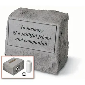Kay Berry- Inc.  In Memory Of A Faithful Friend - Headstone-Urn Memorial - 9.5 Inches x 8 Inches