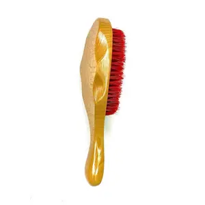 JIGGSAWMILLIONS Soft Wave Brush, Soft Wave Brush for Men with Red Bristles, Hair Brush For Women
