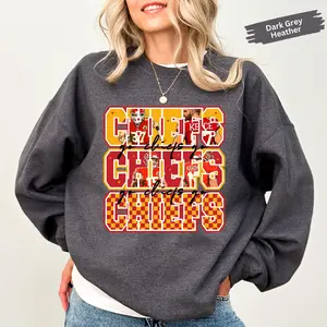 [SALE UP TO 45%] Chiefs 87 Football Sweatshirt, Unisex Football Crewneck, Trendy Sports Apparel