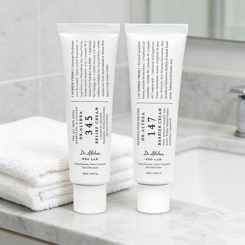 Dr.Althea 345+147 Barrier Cream | Hyaluronic Acid & Ceramides, Deep Hydrating Korean Vegan Skincare for All Skin Types