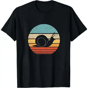 Retro Snail Shirt,Vintage Sunset Snail Tshirt,Snail Lover Gift,Snail Gift for Gardener,Vintage Gardening Tshirt,Boho Nature Shirt,Animal Tee