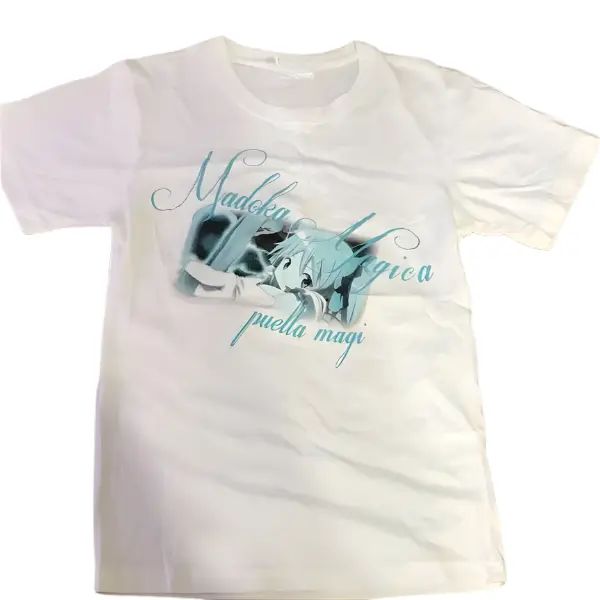 Madoka Magica T Shirt - Vintage Graphic Tee – Menswear & Womenswear – Streetwear Tops – Casual Cotton Crewneck Shortsleeve T-shirt