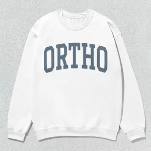 Ortho Sweatshirt Orthopedic Collegiate Crewneck Sweater Unisex Grey
